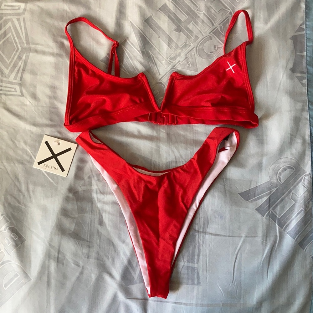 Red Bikini Set